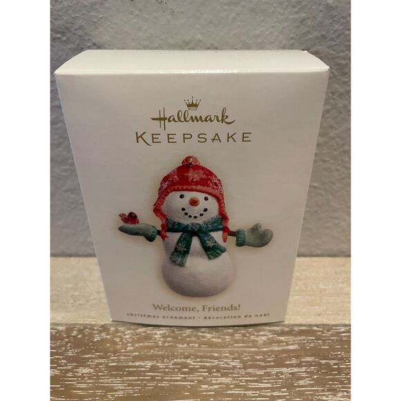 Hallmark Keepsake Snowman Ornament Welcome Friends! 2007 - Picture 1 of 2